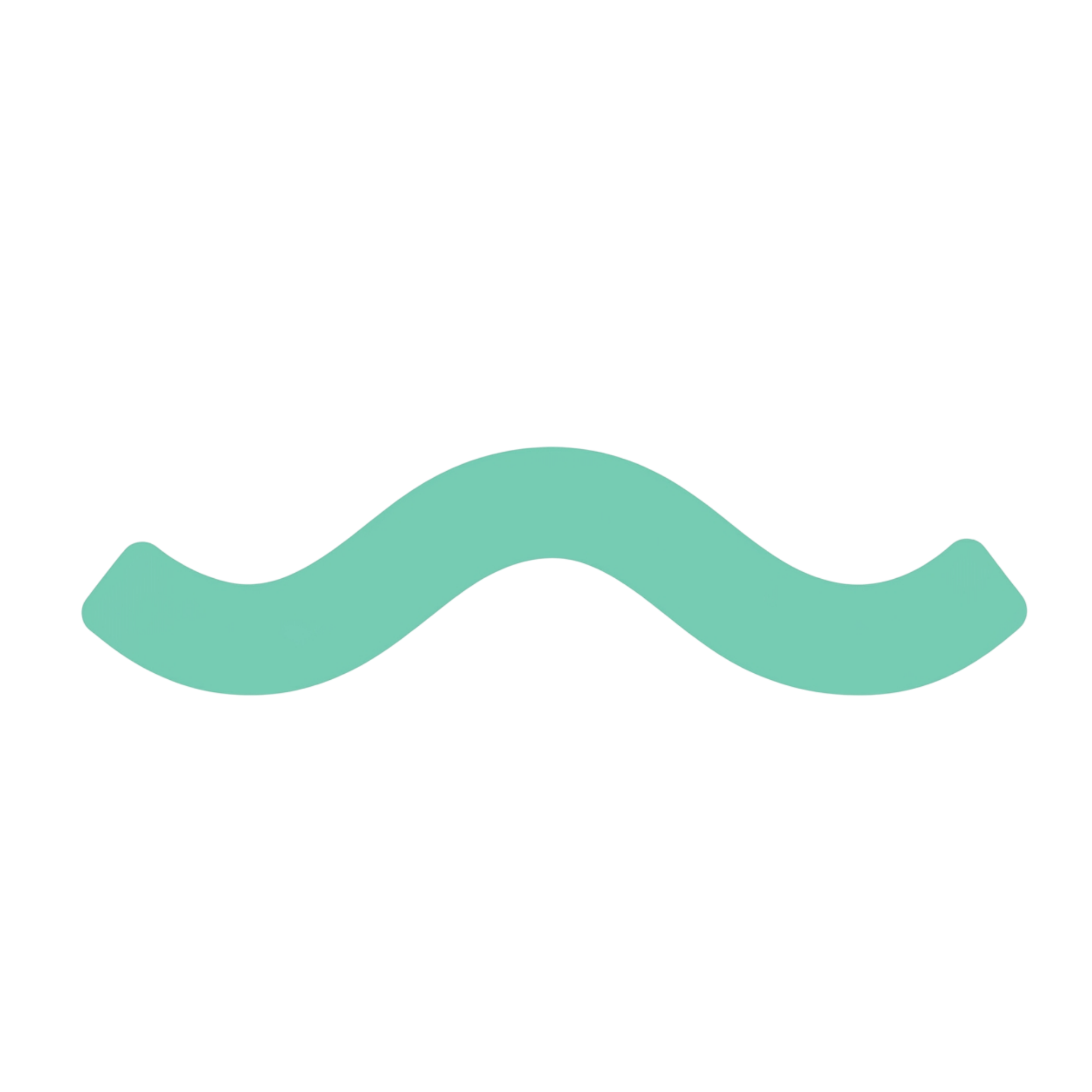 Colorful abstract wavy line design with shades of teal and blue on a black background.