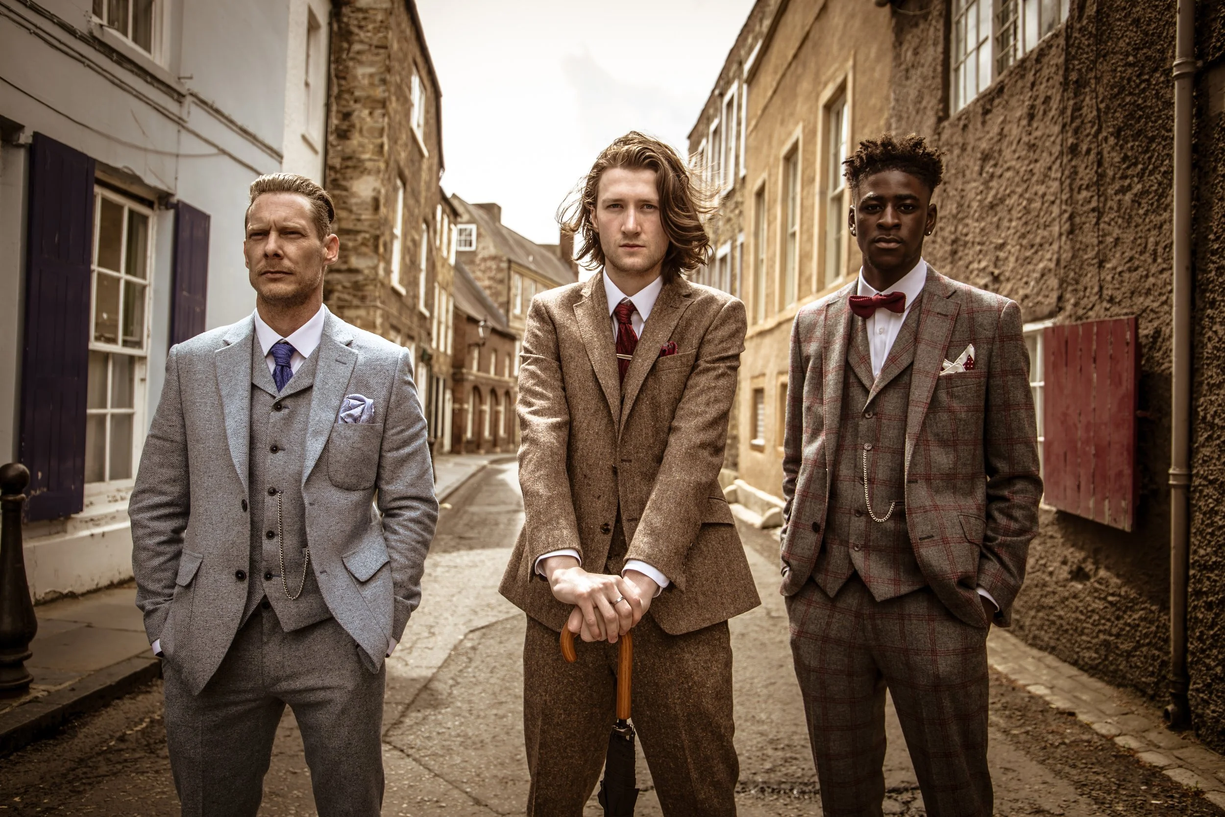 House of Gentlemen & Woven Suits photography shoot. Fashion & editorial in Durham city Centre with Alex Poole Media