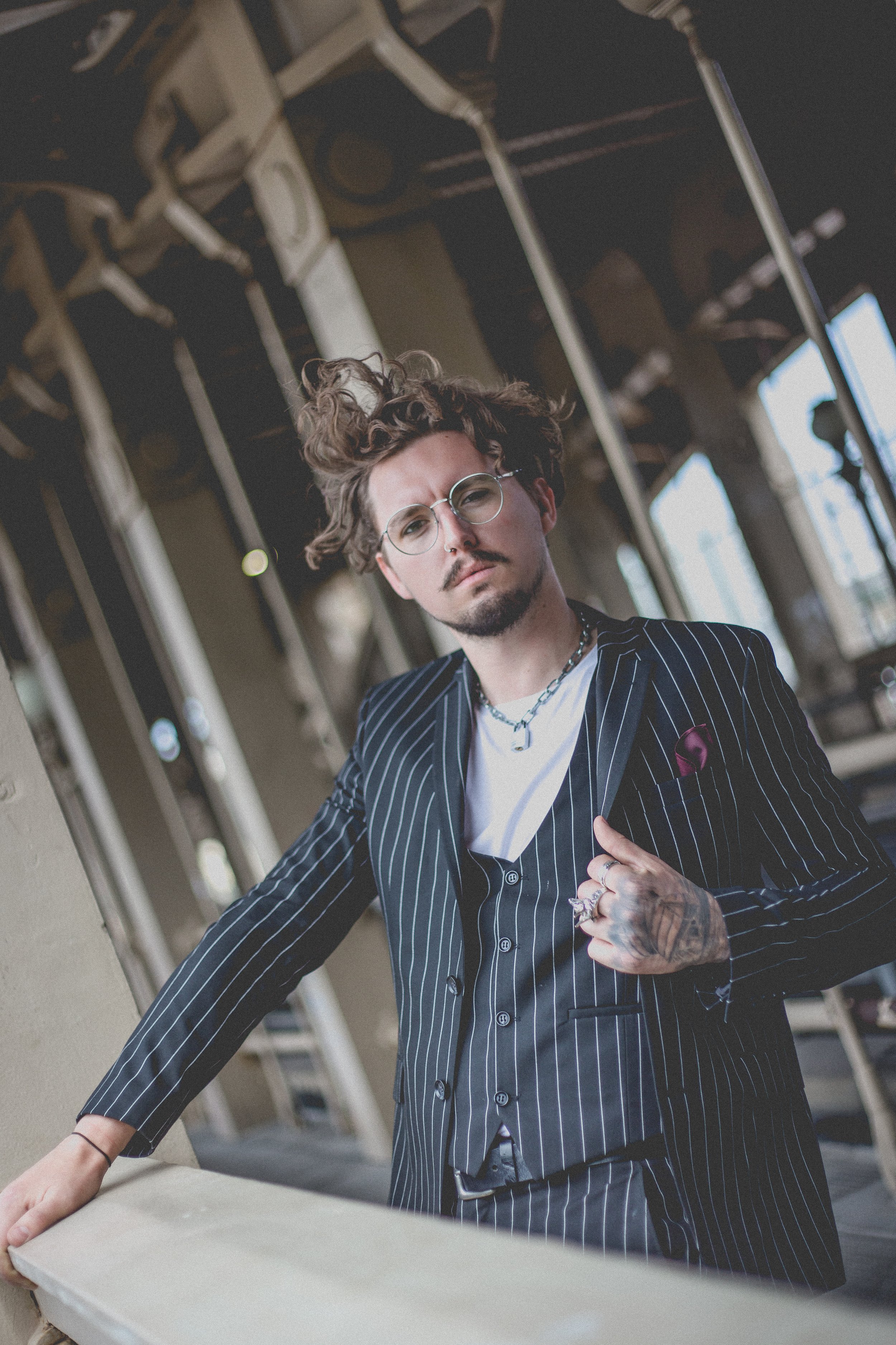 Connor Pattison, street, fashion, editorial photography in newcastle city centre with alex poole media