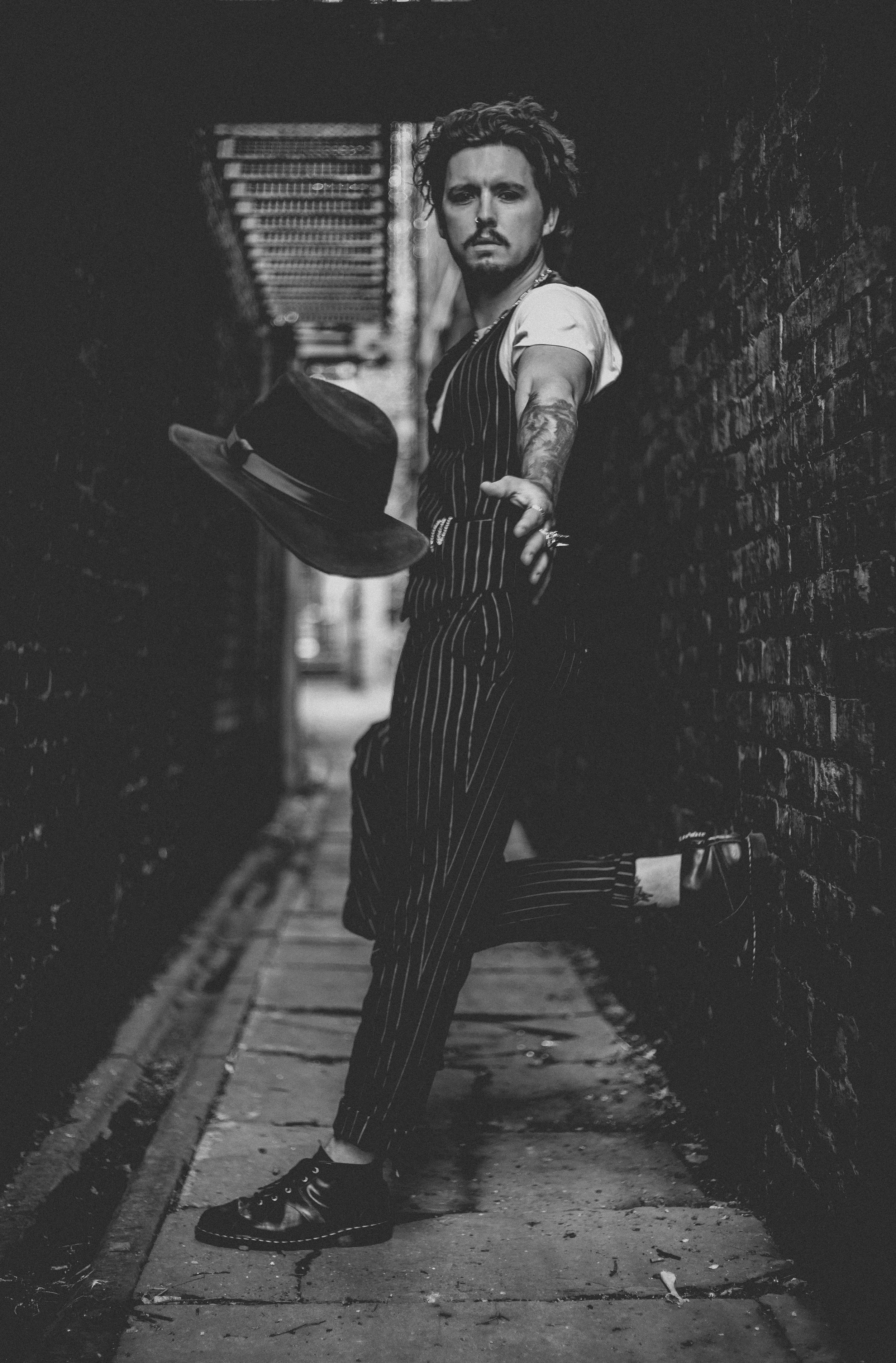 Black & White, vintage photography in Newcastle city centre with Alex Poole Media