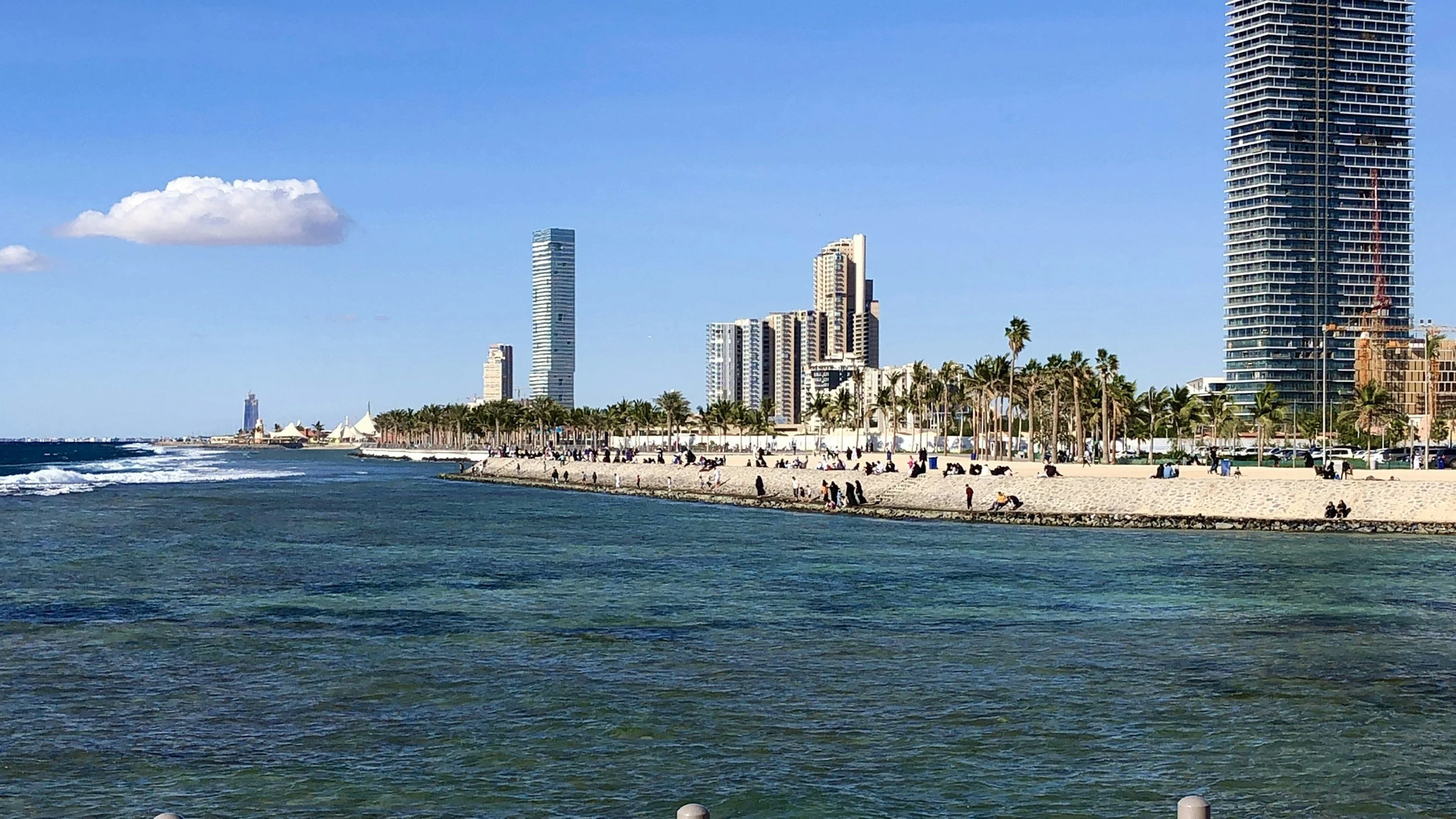 Jeddah waterfront skyline, Saudi Arabia