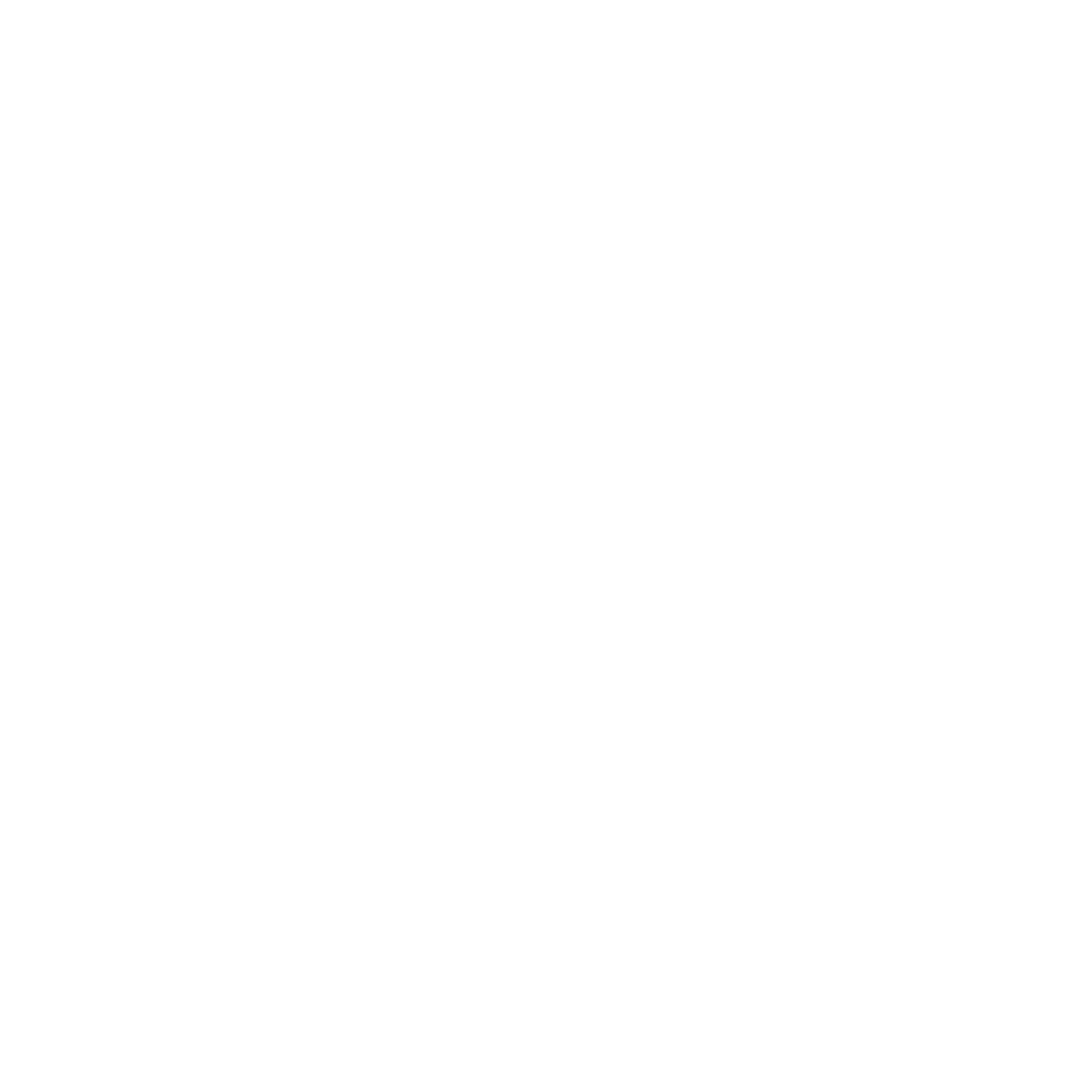 Black and white logo with a circular shape, featuring stylized letters overlapping each other.