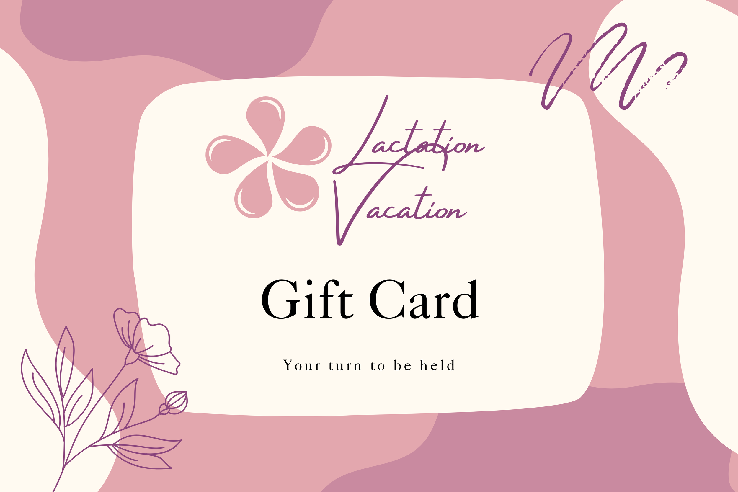Lactation Vacation Gift Card