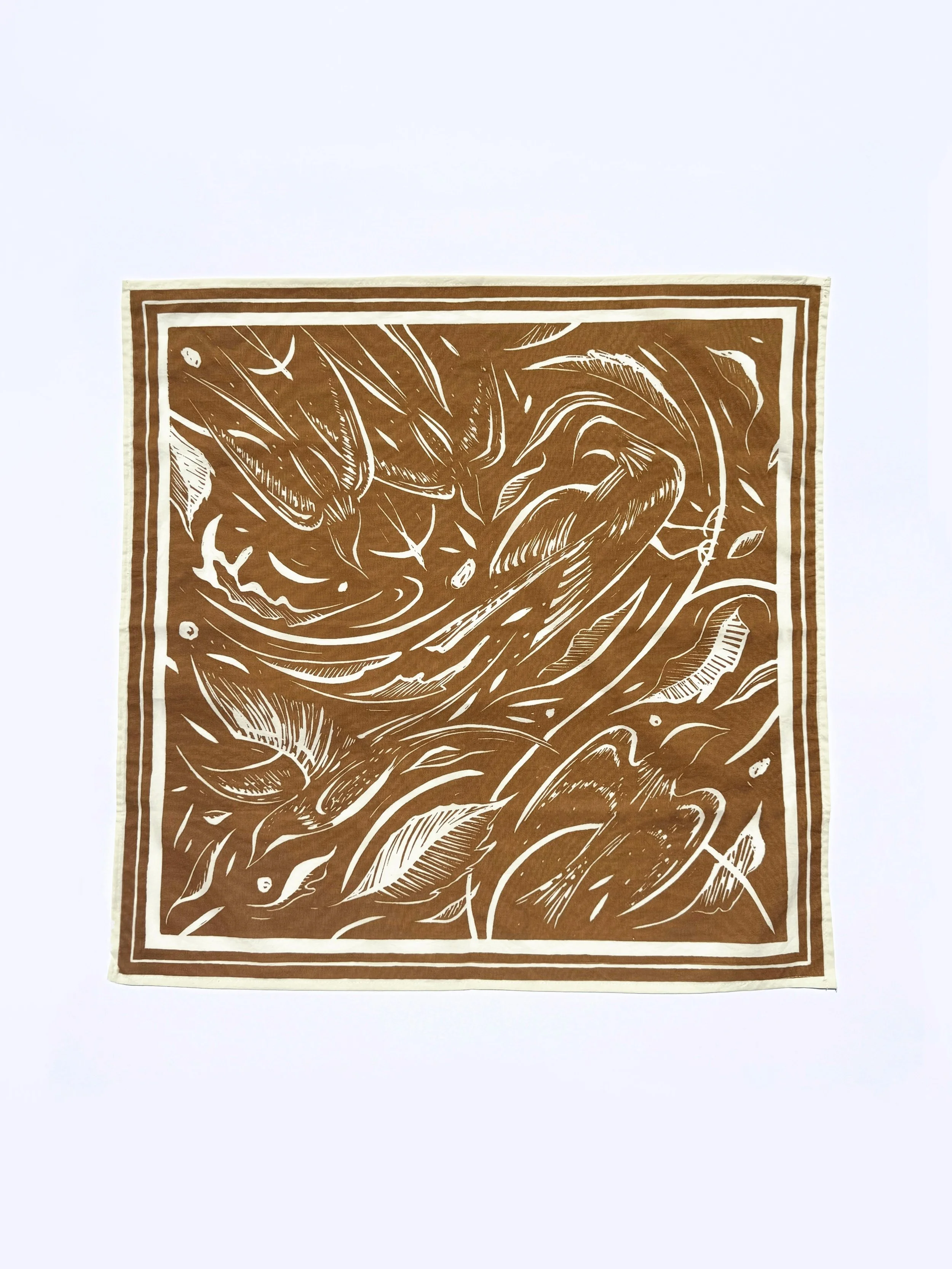 Wild Flight Scarf - Ochre