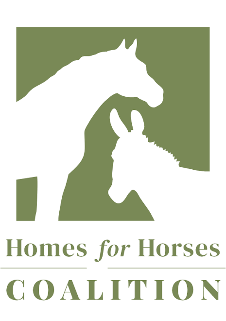 Homes for Horses Coalition logo.