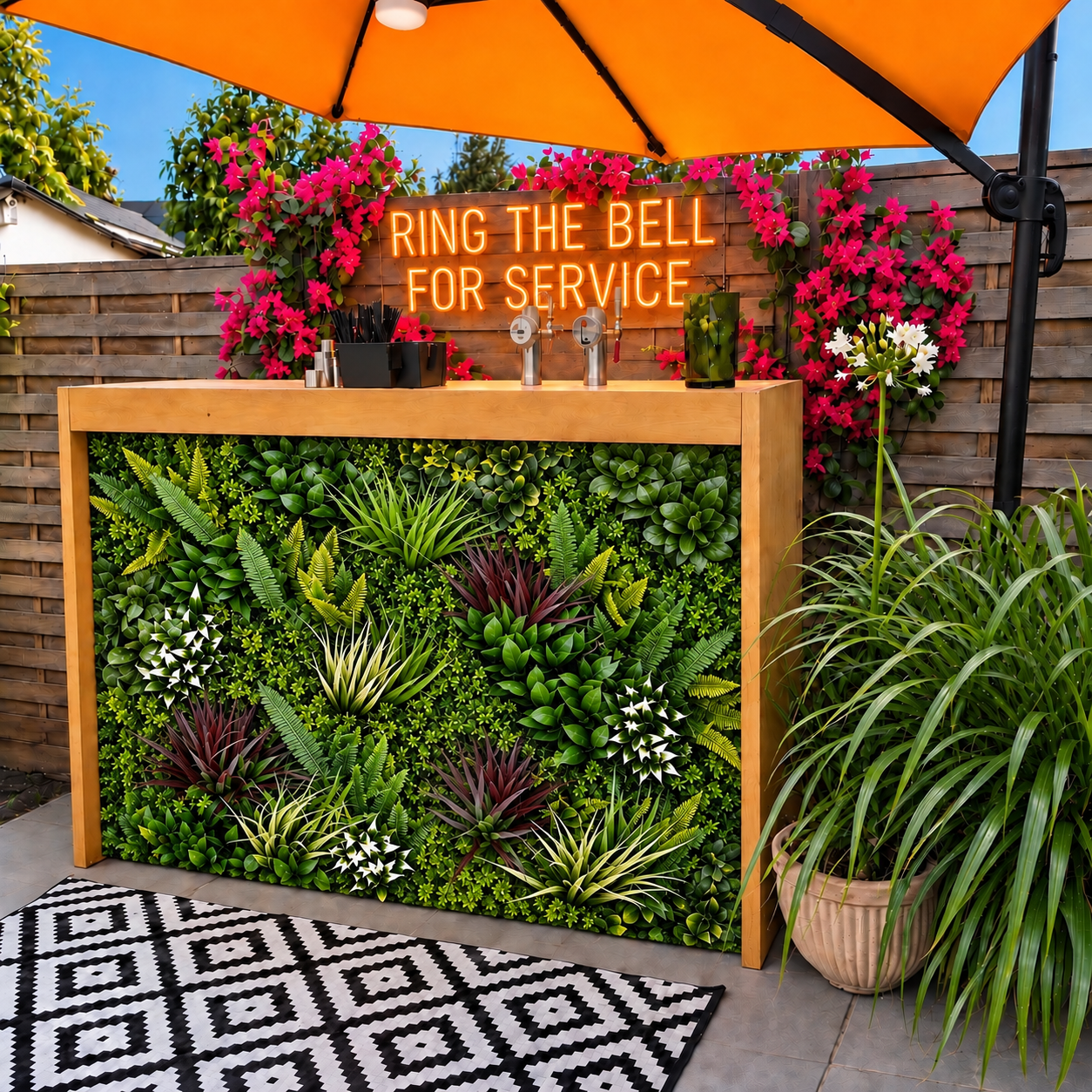 Faux Foliage Bars