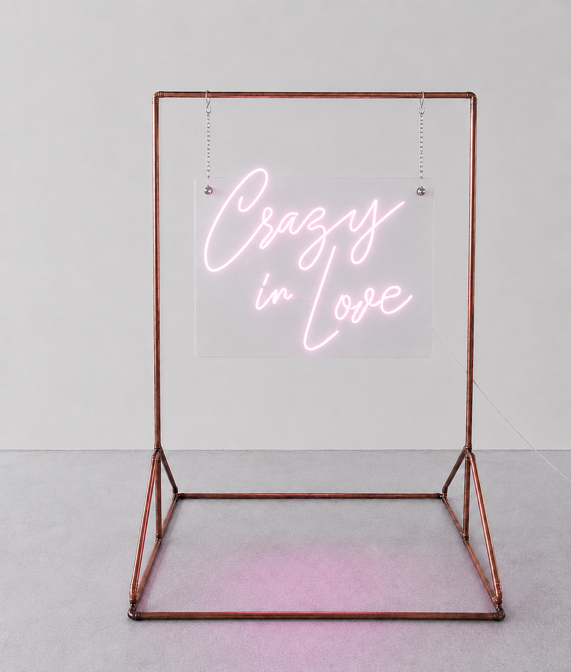 Copper Neon Sign Stand