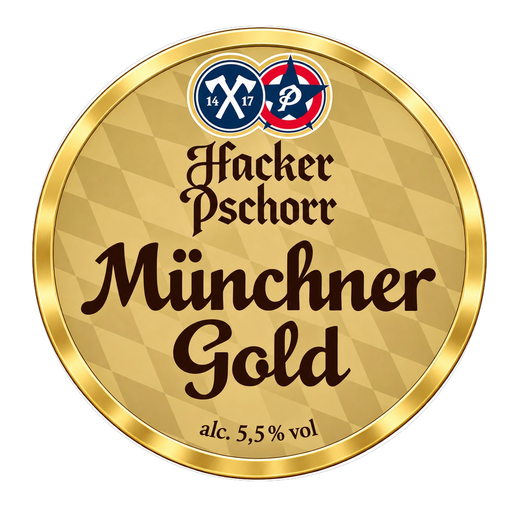 Hacker Pschorr Munchen Gold 5.5% ABV