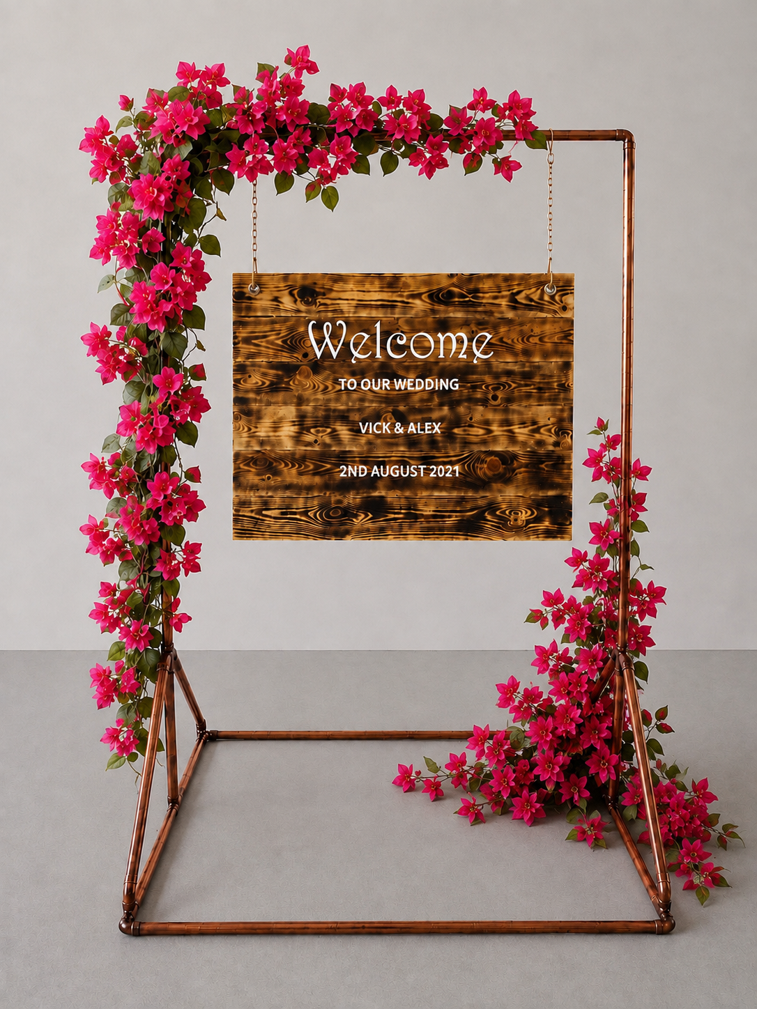Copper Neon Sign Stand