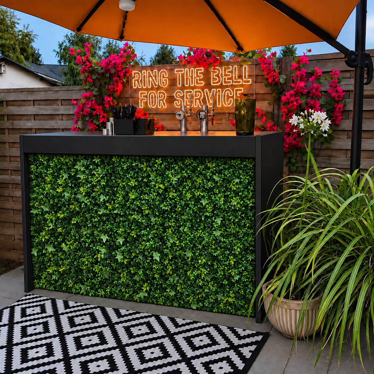 Faux Foliage Bars