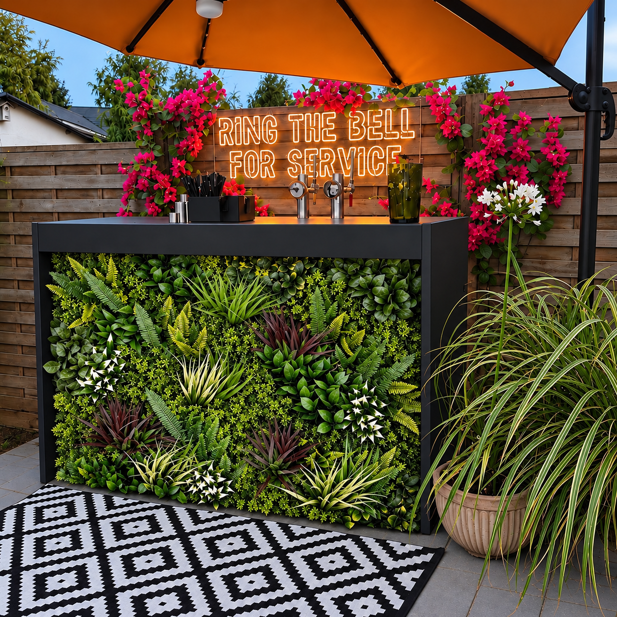 Faux Foliage Bars