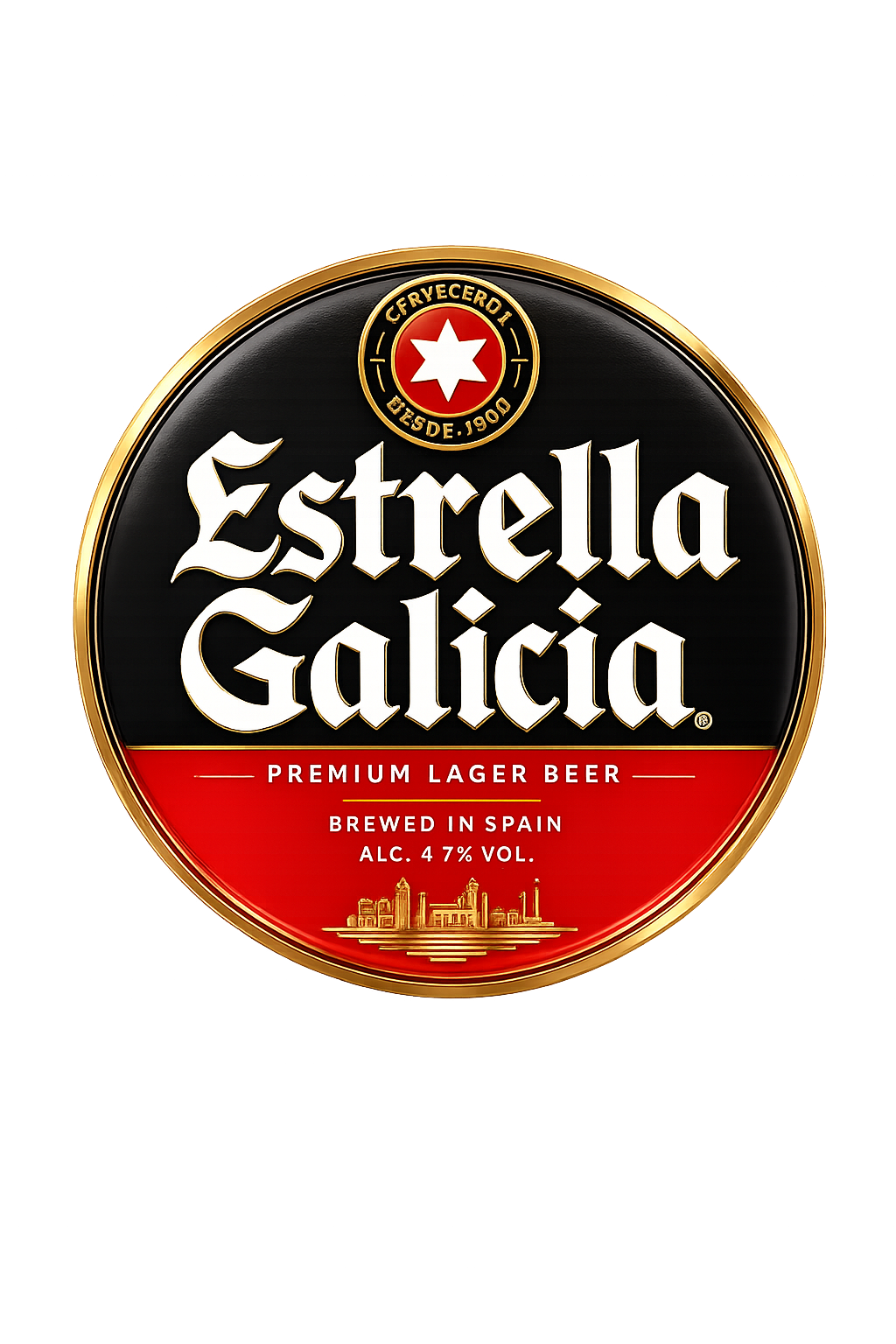 Estrella Galicia 4.7% ABV