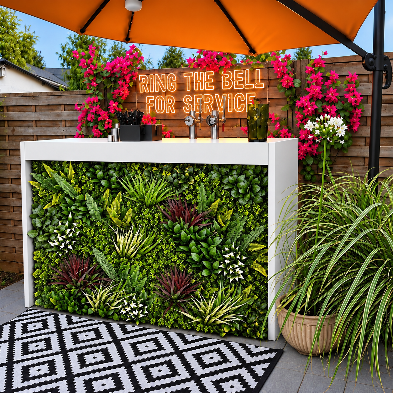 Faux Foliage Bars