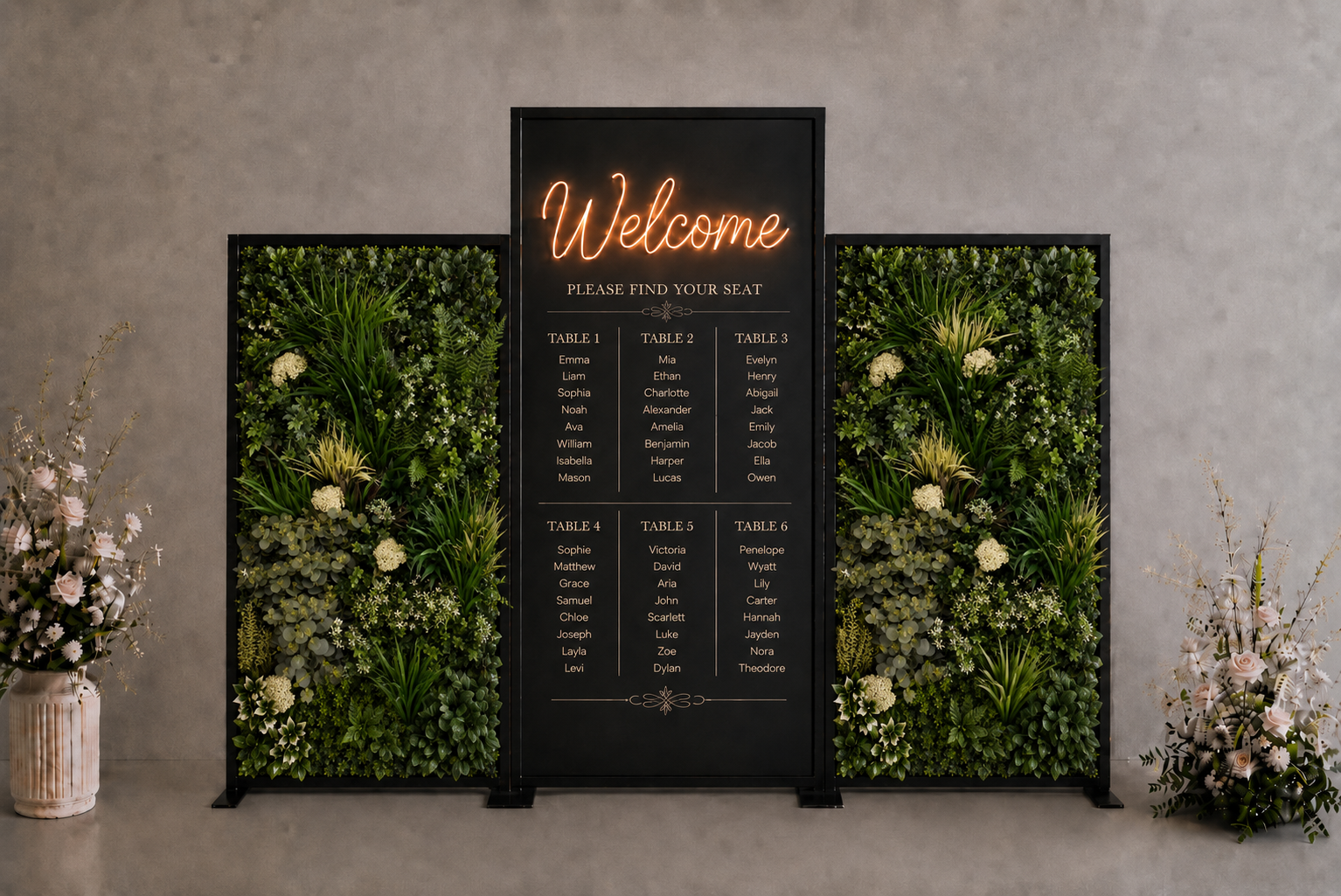Faux Green Backdrops