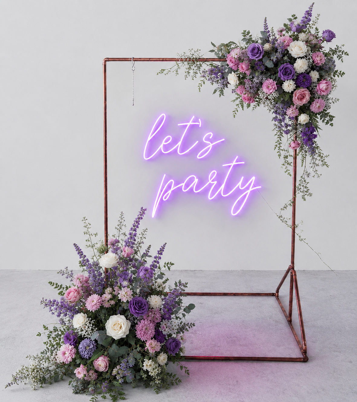 Copper Neon Sign Stand