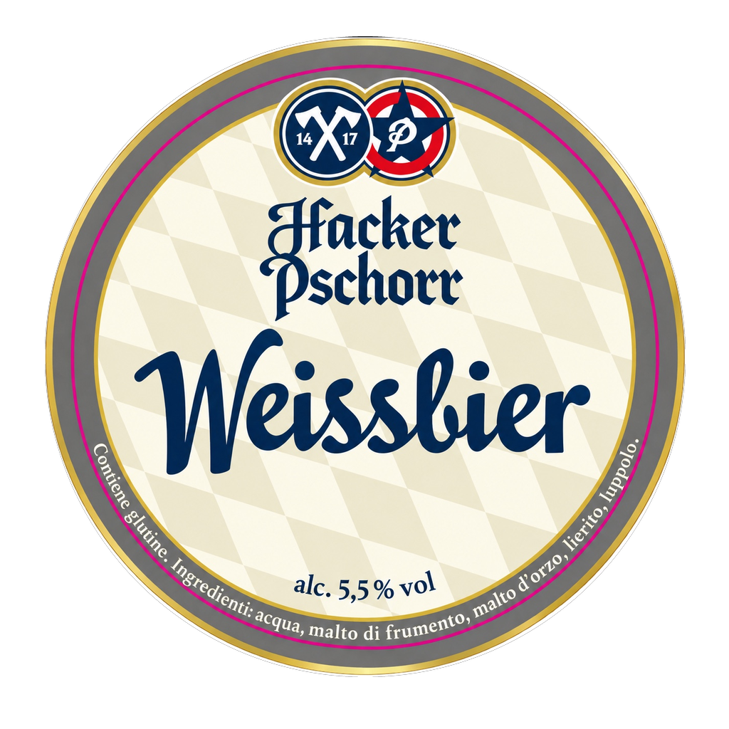 Hacker Pschorr Weissbier 5.5% ABV 30l