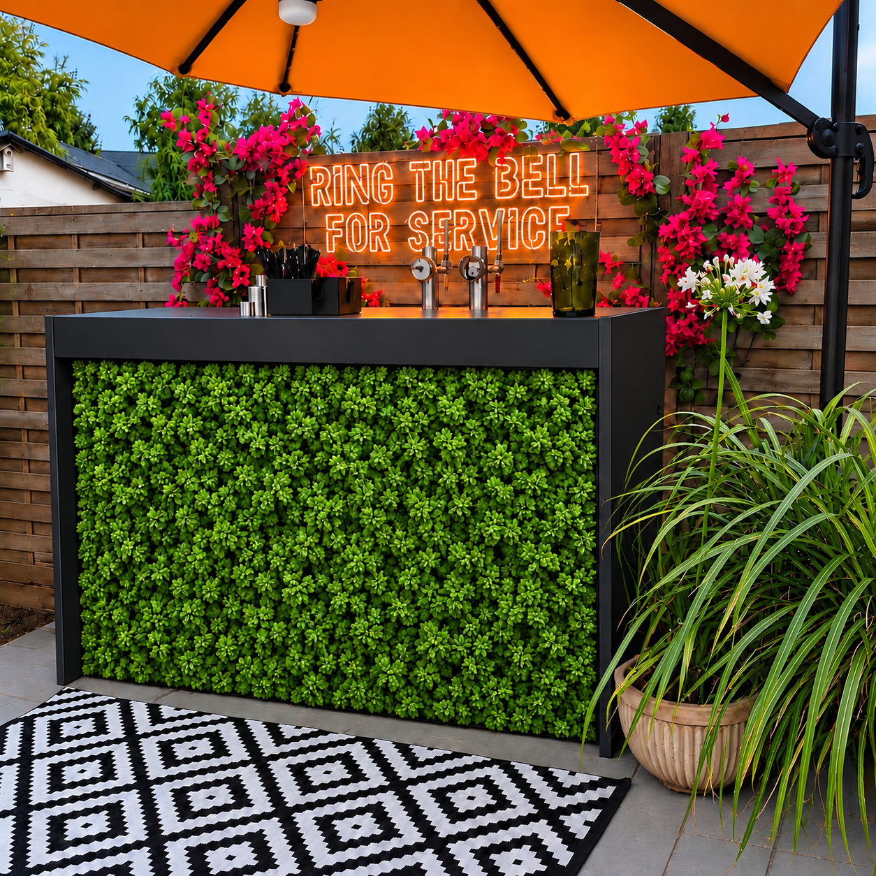 Faux Foliage Bars