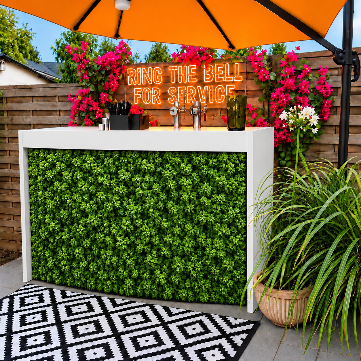 Faux Foliage Bars