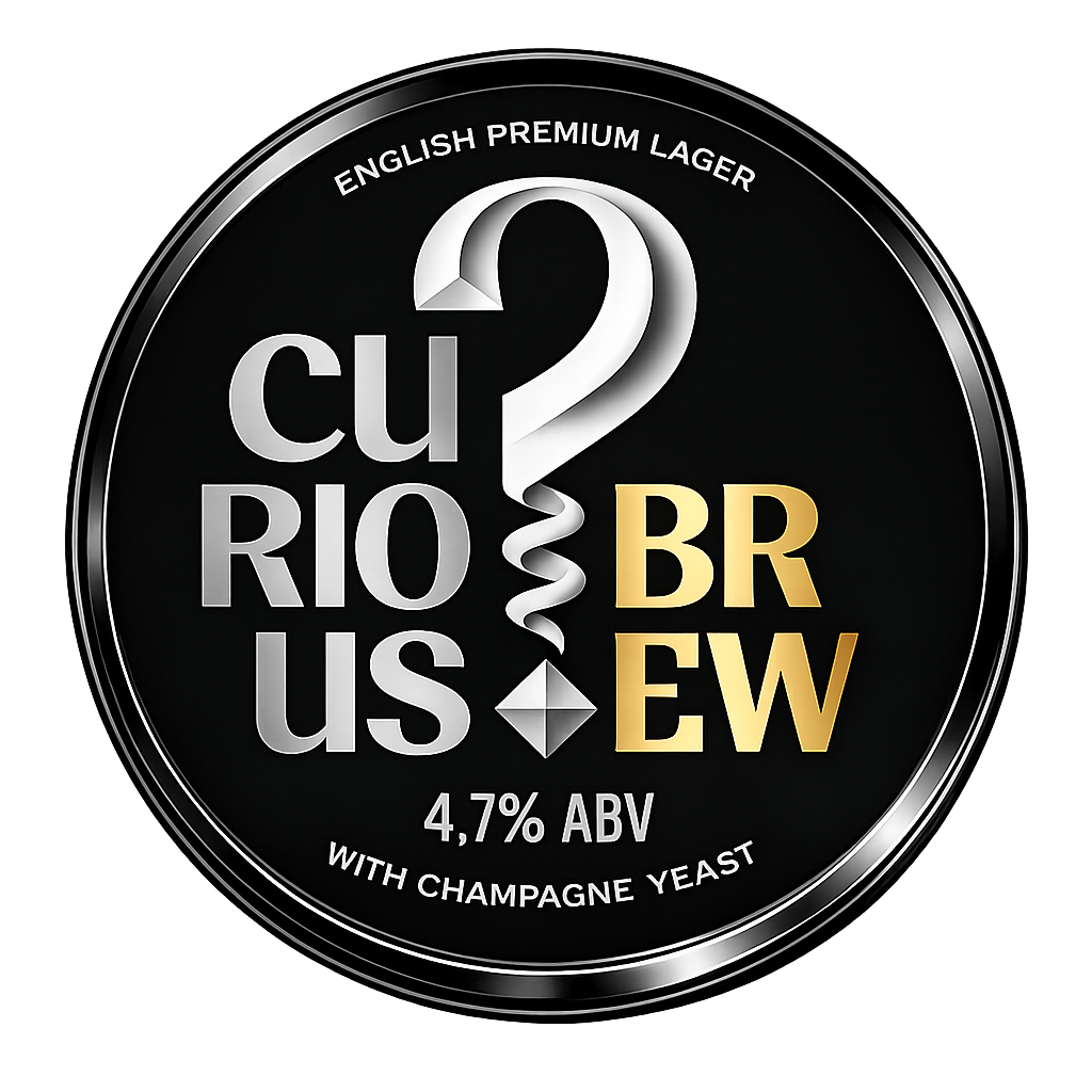Curious Brew Lager 30l -4.7% ABV