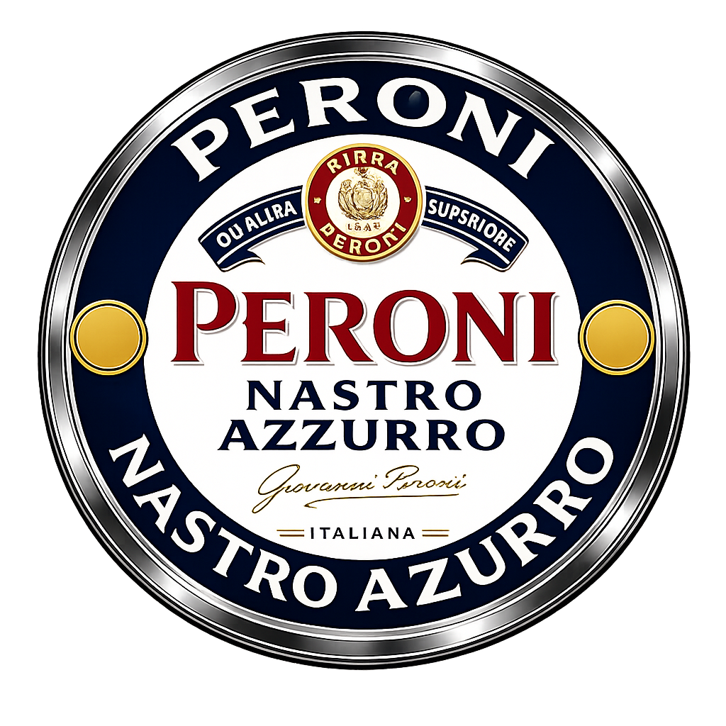 Peroni Nastro Azzurro available in 50l and 30l Keg — 5% ABV