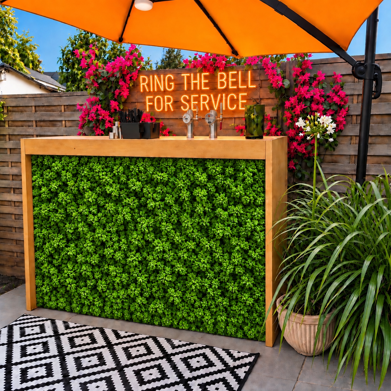 Faux Foliage Bars