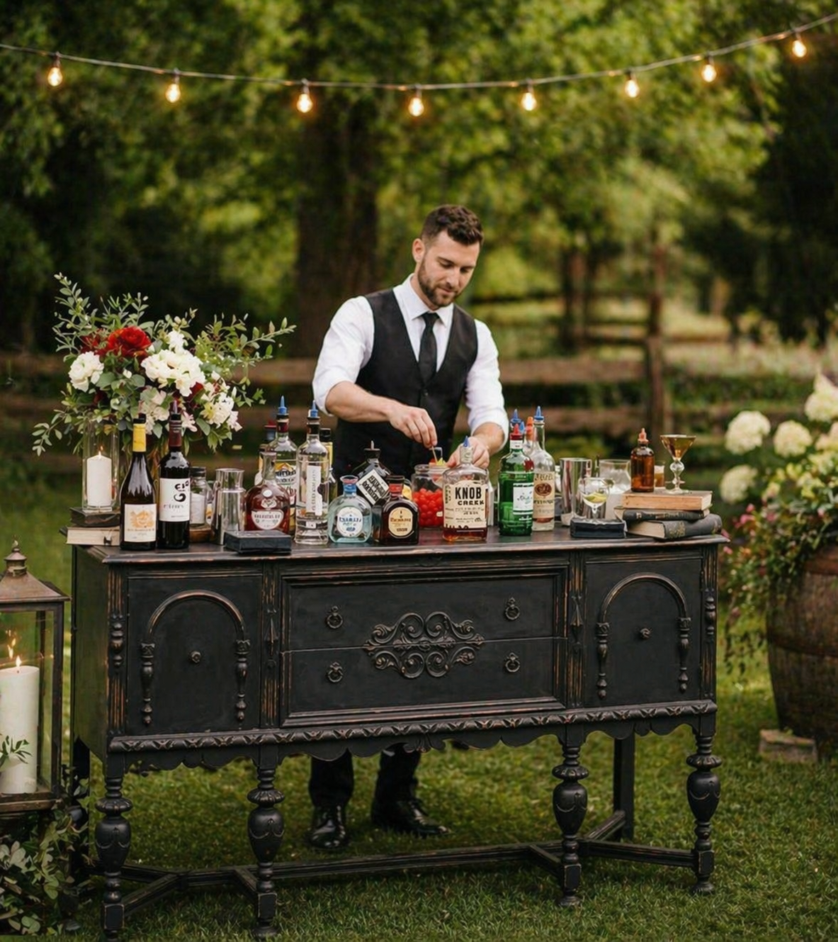 Vintage Credenza Bar