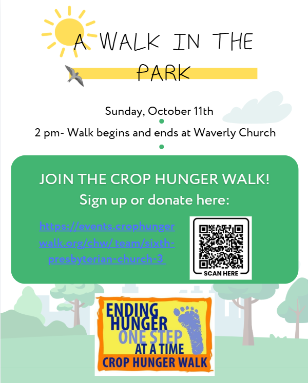 A Walk in the Park for October