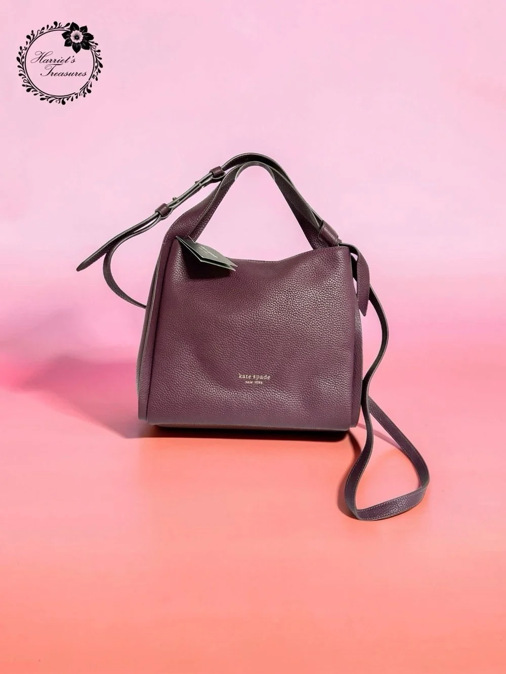 Kate Spade Plum Leather Shoulder Bag