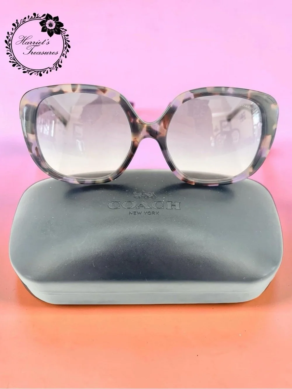 Coach Women's Tortoiseshell Frame Sunglasses