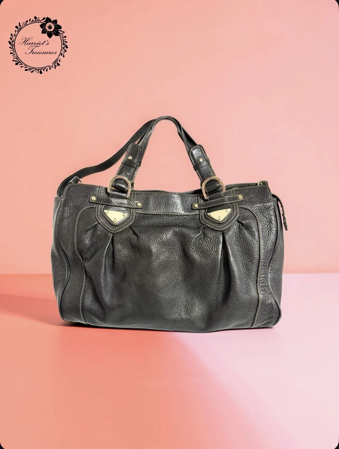 Black Charles David Shoulder Bag