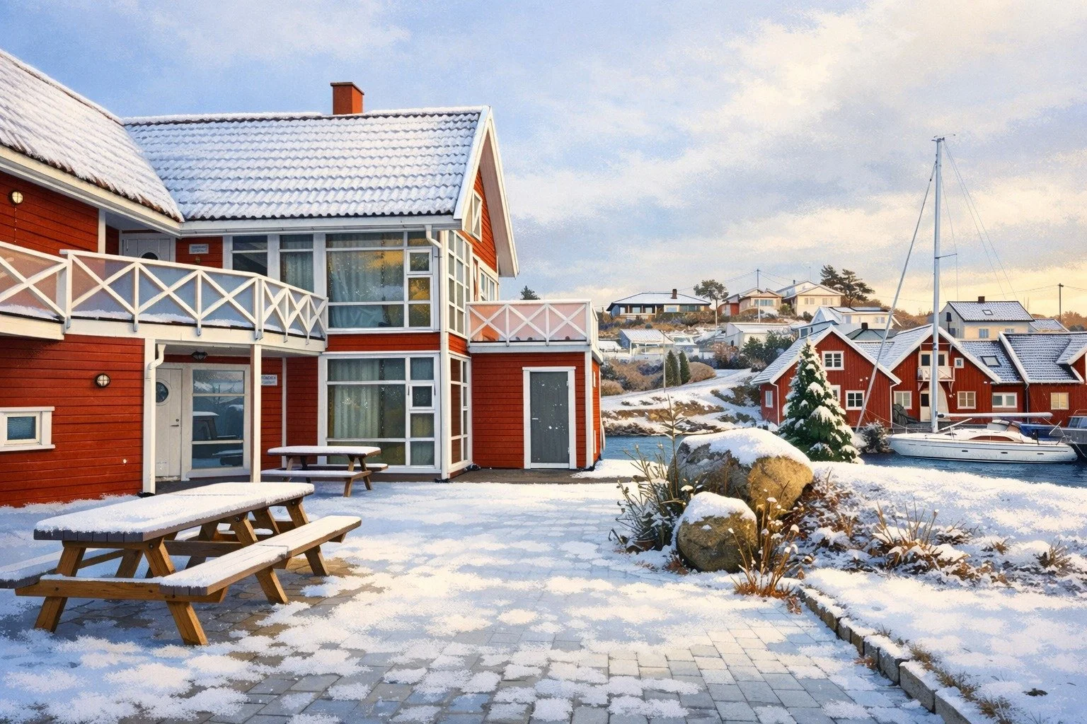 ❄️ Vinterferie i Engelsviken ❄️

Opplev roen ved kysten n&aring;r tempoet senkes og naturen f&aring;r spille hovedrollen. Vinteren i Engelsviken byr p&aring; friske turer langs sj&oslash;en, vakre vinterlys, hygge inne &ndash; og kanskje et forfriske
