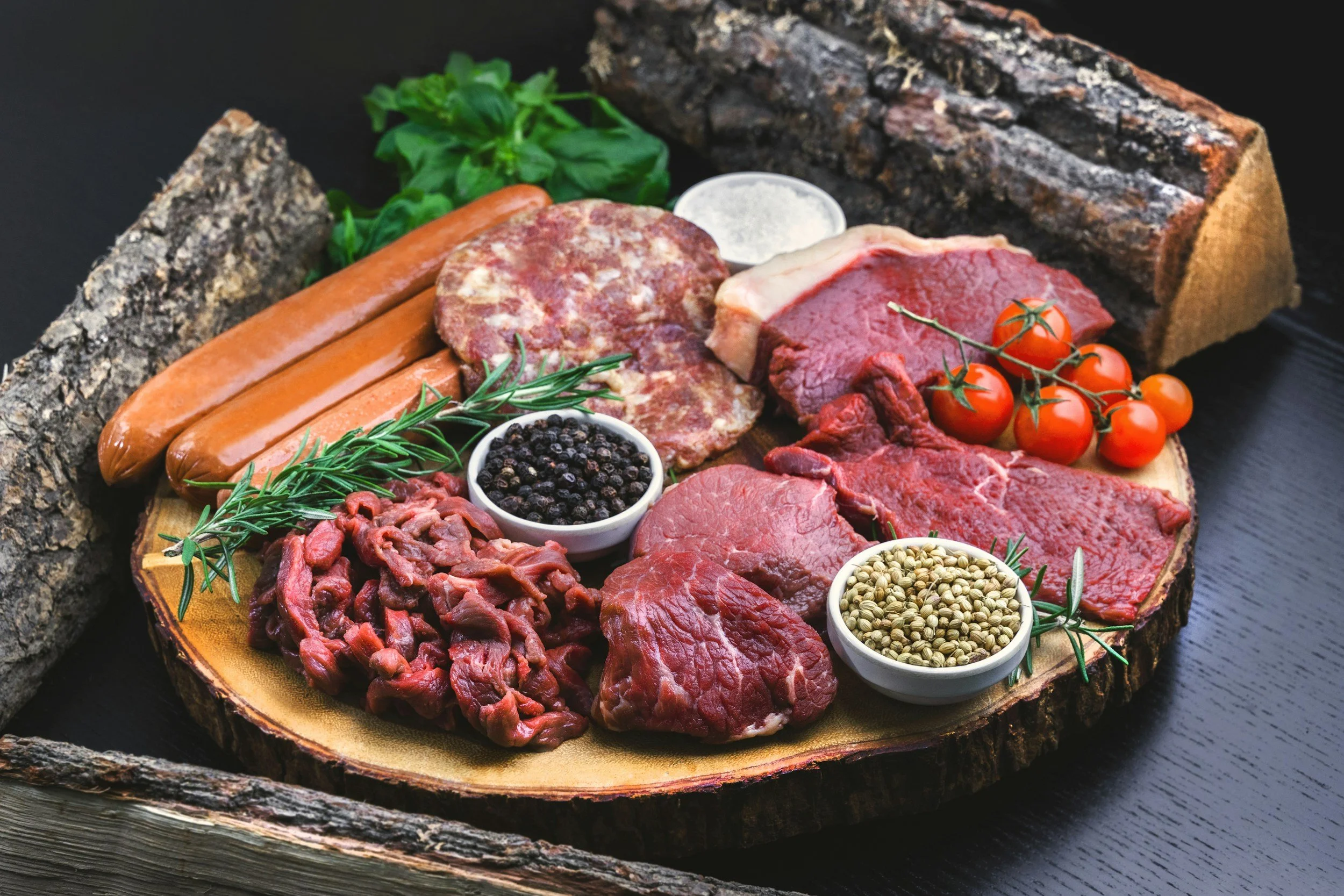 Premium dry-aged meats prepared at KAÑ Restaurant