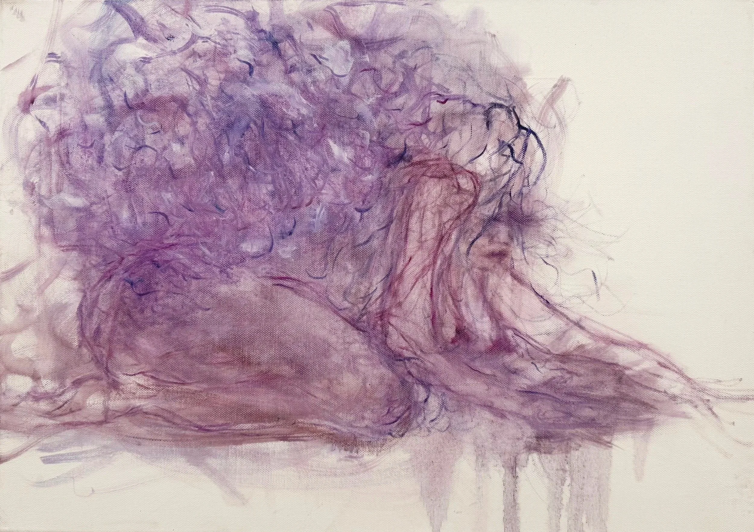 Untitled - Oil on canvas, 42cm x 60cm x 1.5cm, 2026