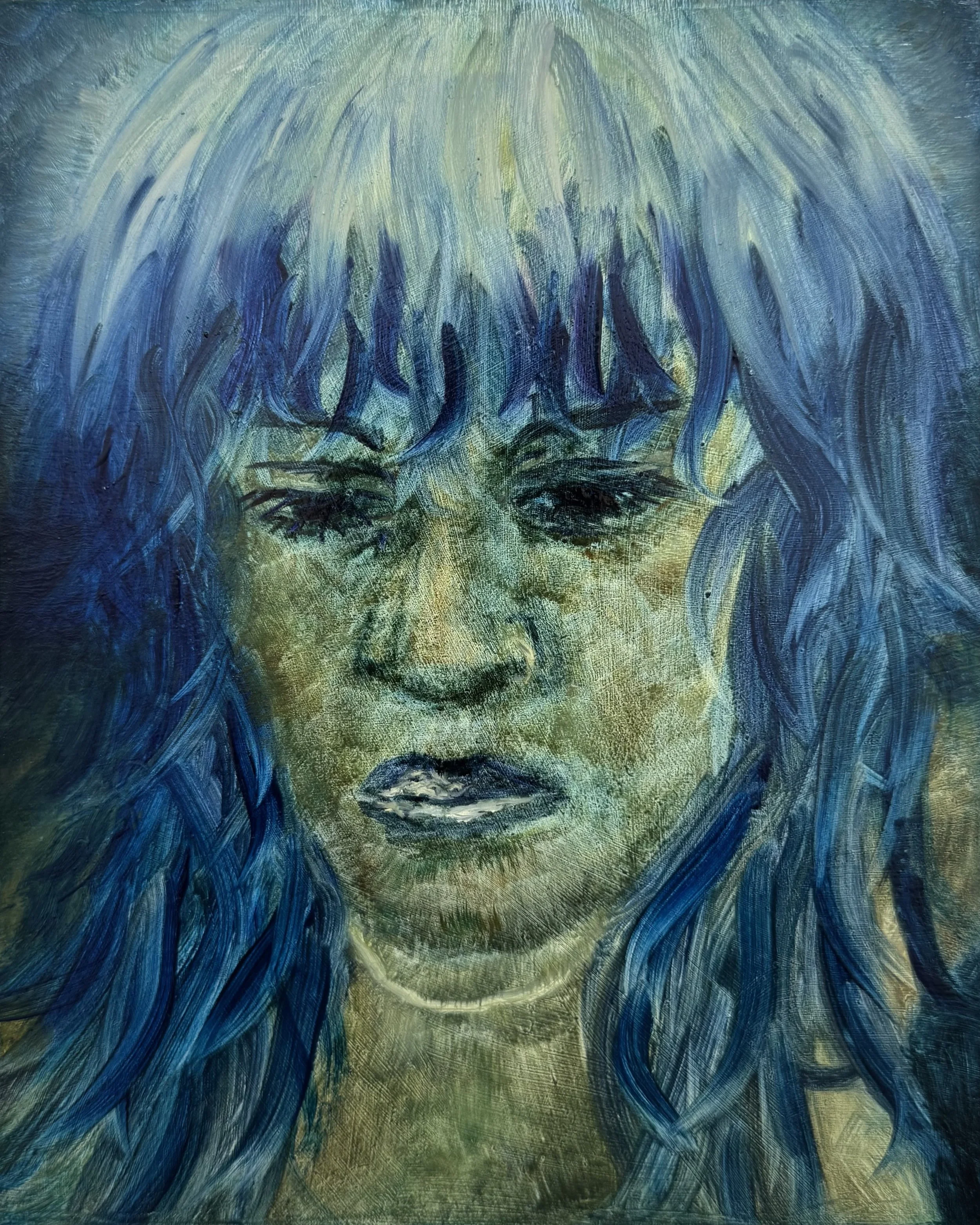 The 'Shadow' - Oil on Board, 25cm x 20cm x 2.5cm, 2026