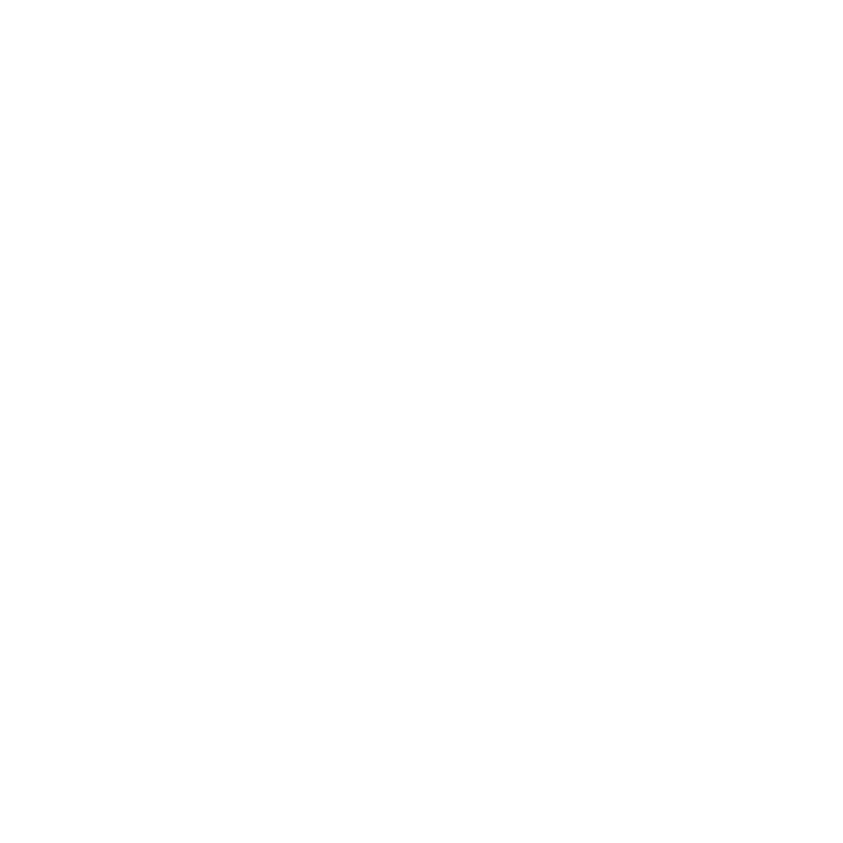 A white outline of a five-pointed star.