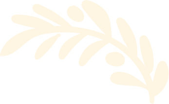 Stylized white leaf or branch on a black background
