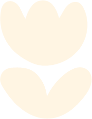 Minimalist illustration of a white flower with five petals and a stem.