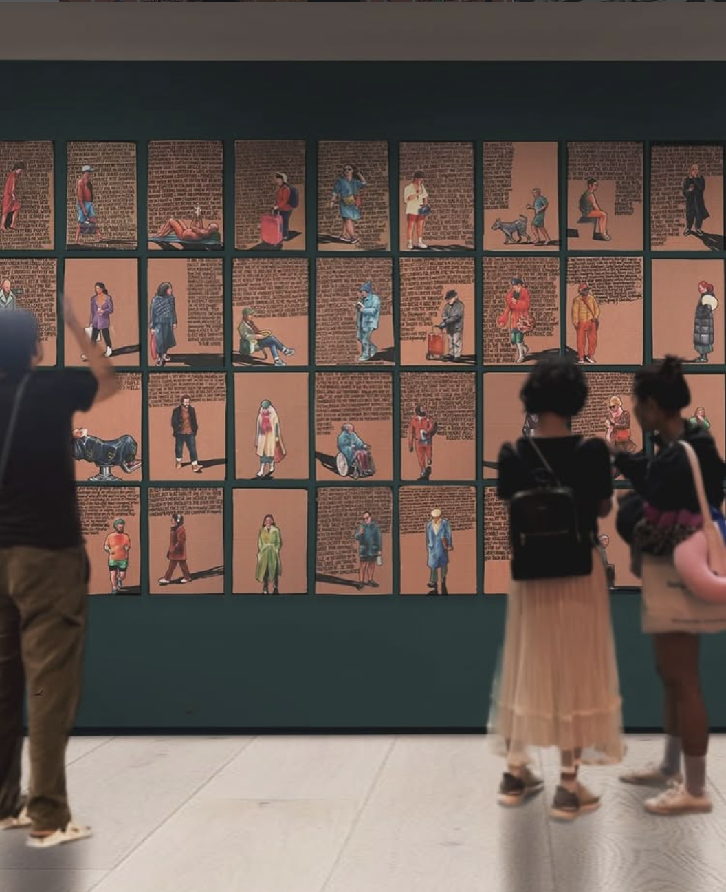 Human Jam portrait series by artist Vic Lee featuring hand-painted portraits and storytelling