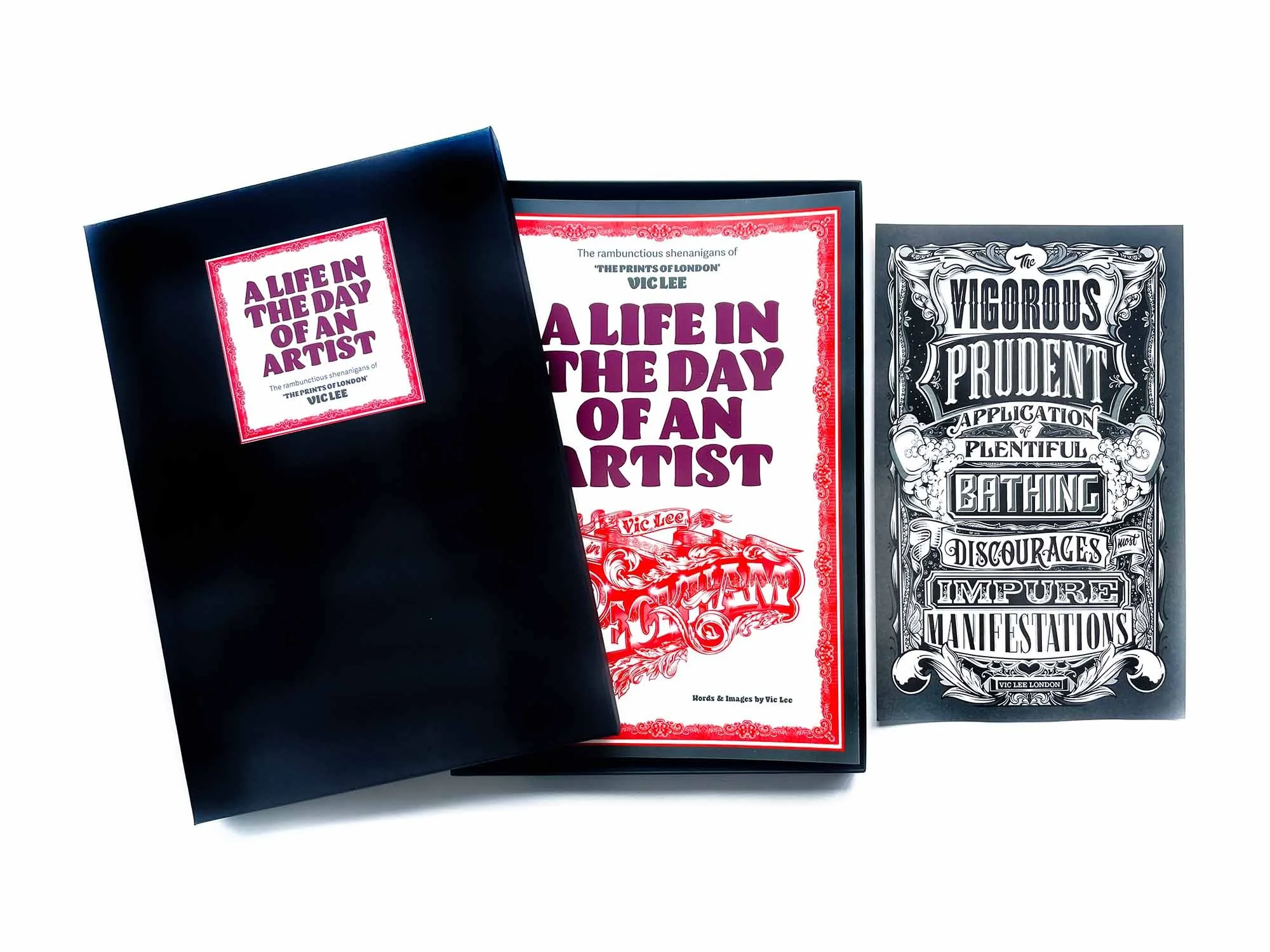 A Life In The Day Of An Artist book written and illustrated by Vic Lee