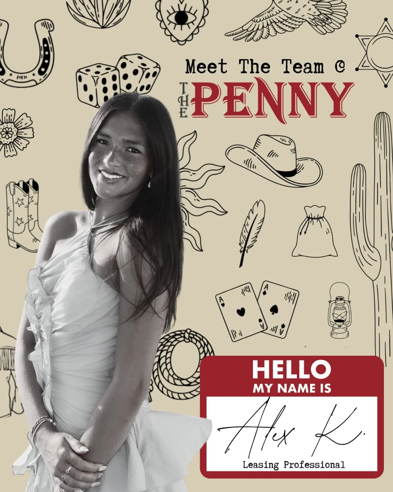 Meet the Team: One of our awesome Leasing Professionals, Alex K. ⭐️ 

Get to know Alex ☺️
- Alex is a junior at Texas A&amp;M University 👍
- Gameday is her favorite Aggie Tradition 🏈 
- She spent her summer studying abroad in Greece 🇬🇷 

We&rsquo