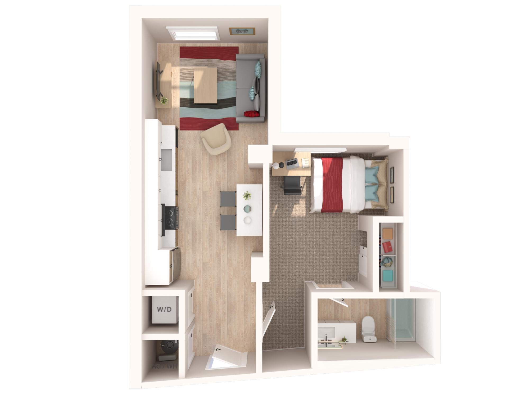 The Lucky One Bedroom Floor Plan