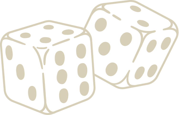 Two six-sided dice showing the numbers four and five.