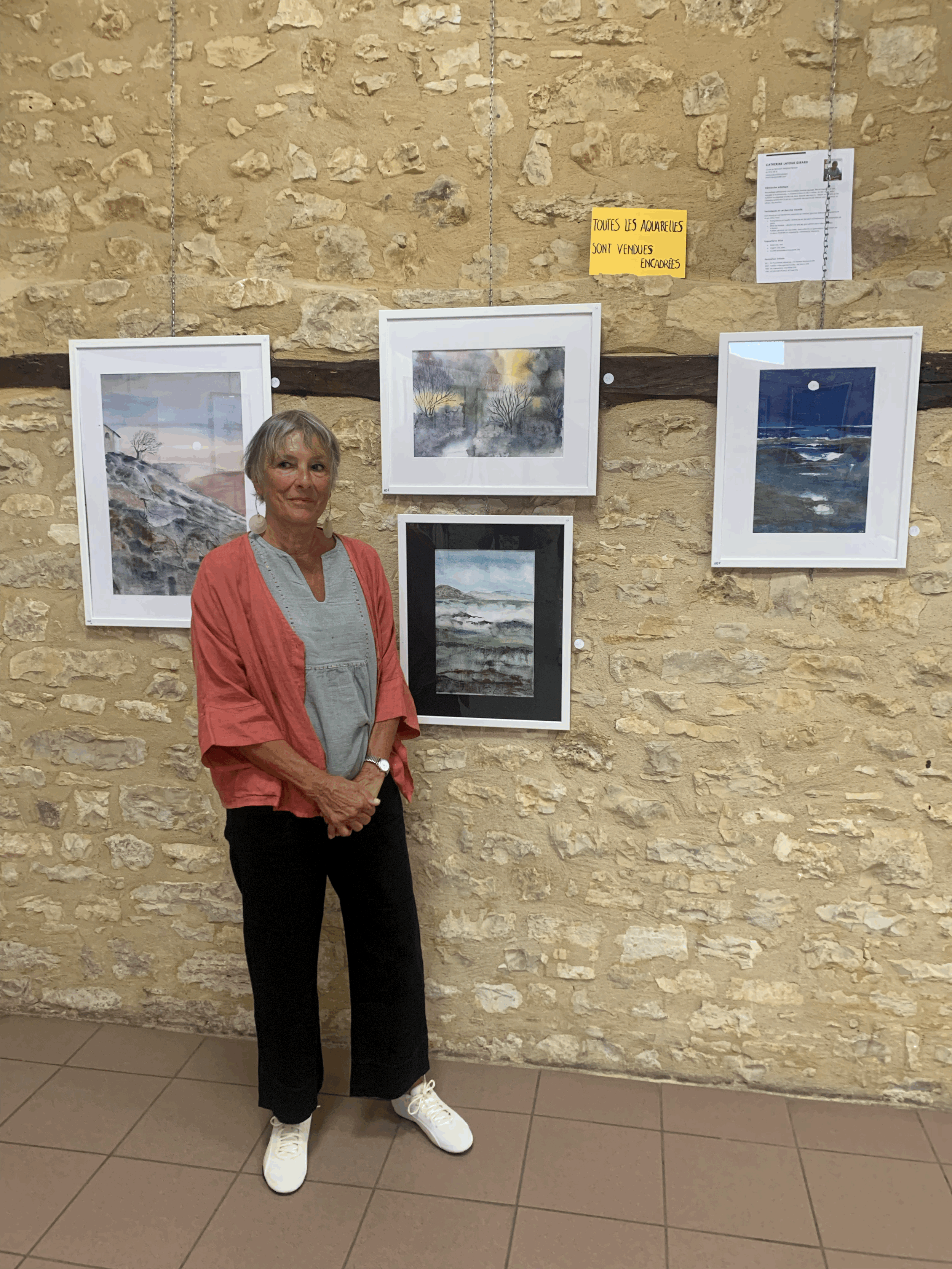 Exposition d'aquarelle à Daglan