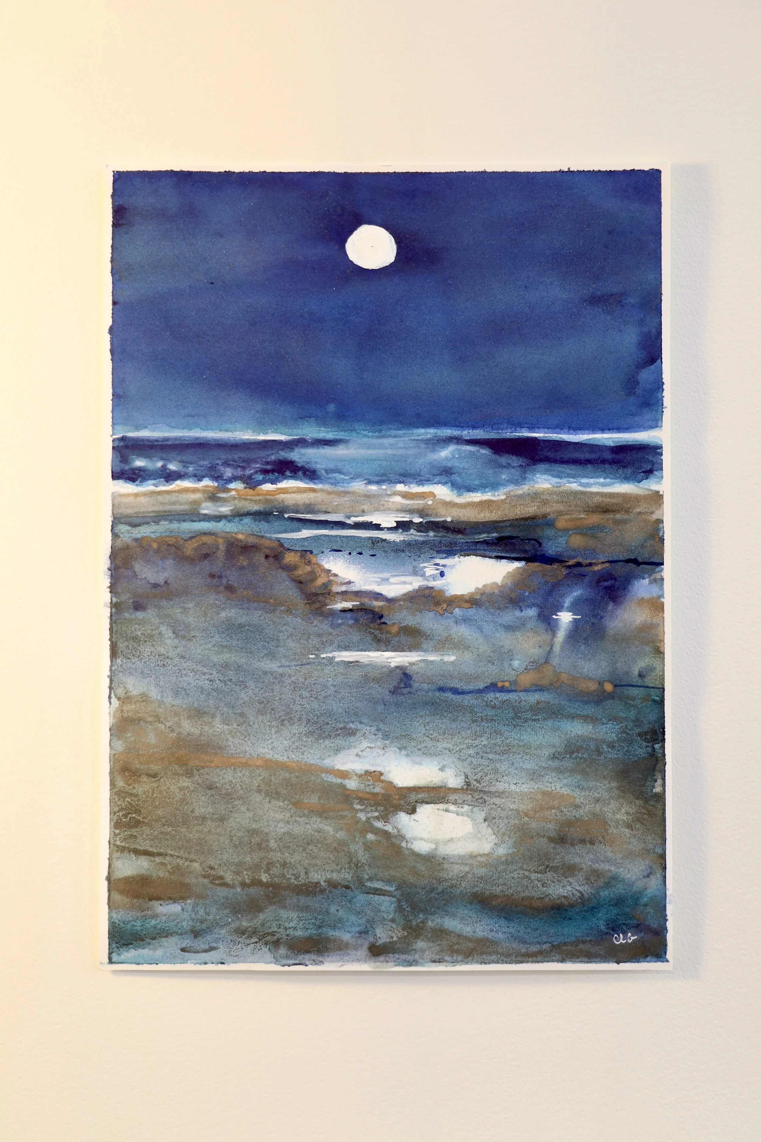 La lune dans l'eau