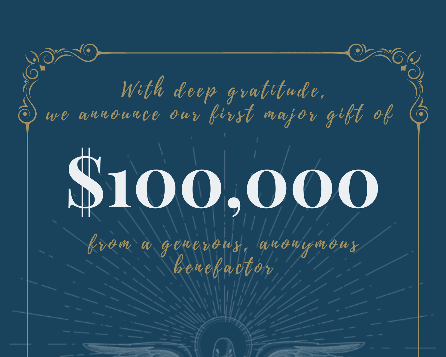 We Are Deeply Grateful!