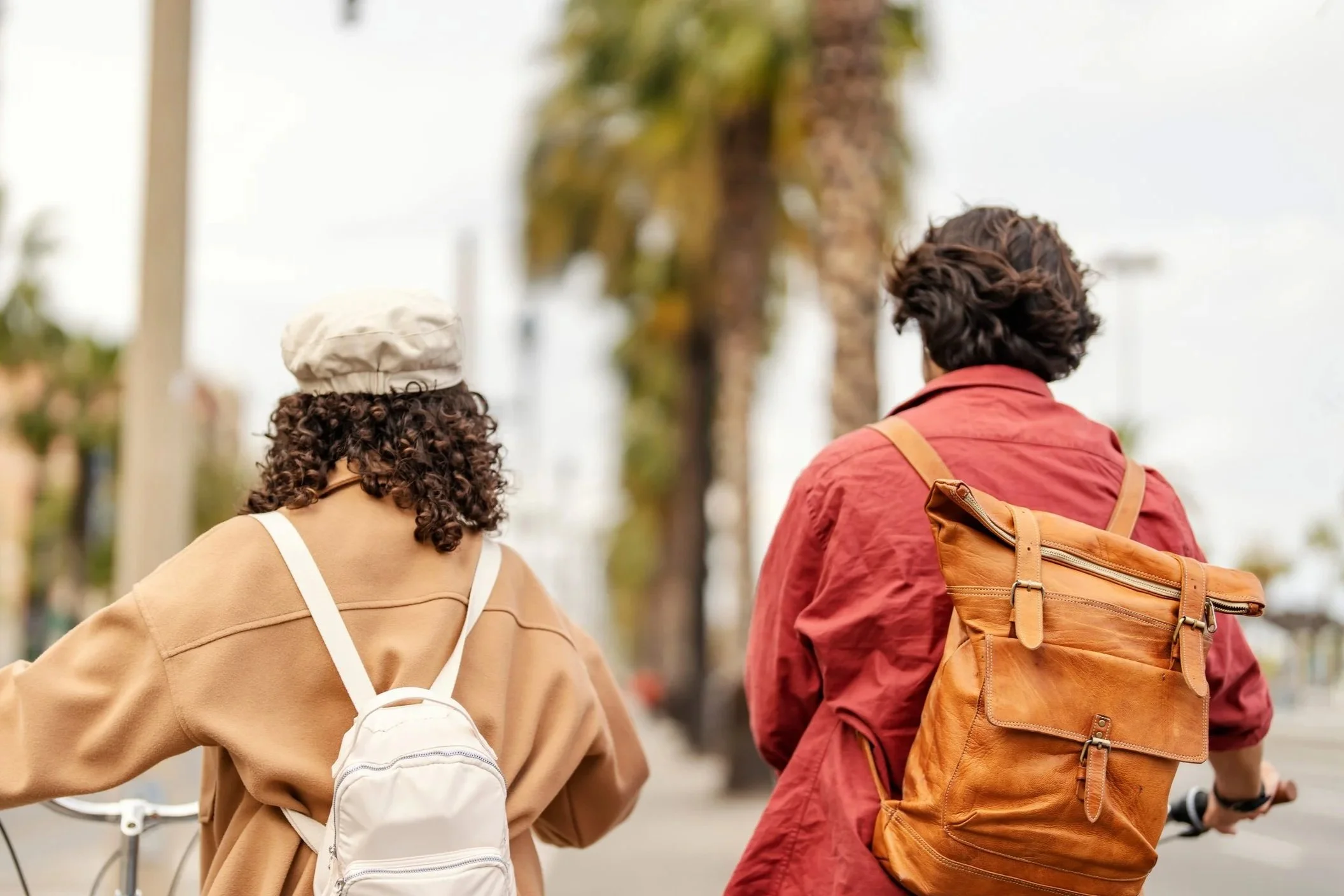 Couple walking together