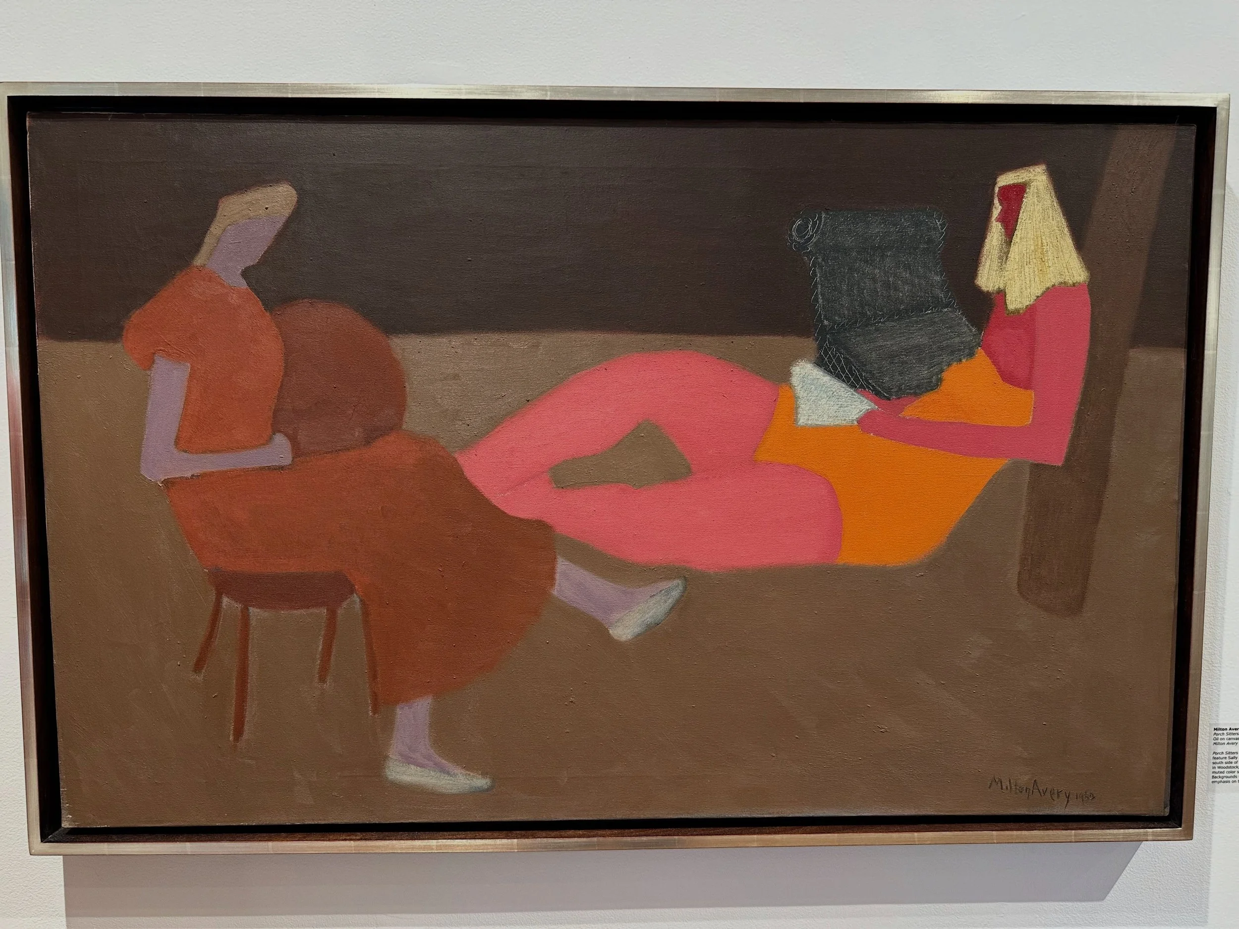 Art of the day by painter Milton Avery was seen in Woodstock NY.  Milton lived in Woodstock and the gallery displayed artworks by his wife Sally Michel and son March.
#artlover #galleryday #painting #designerdeb