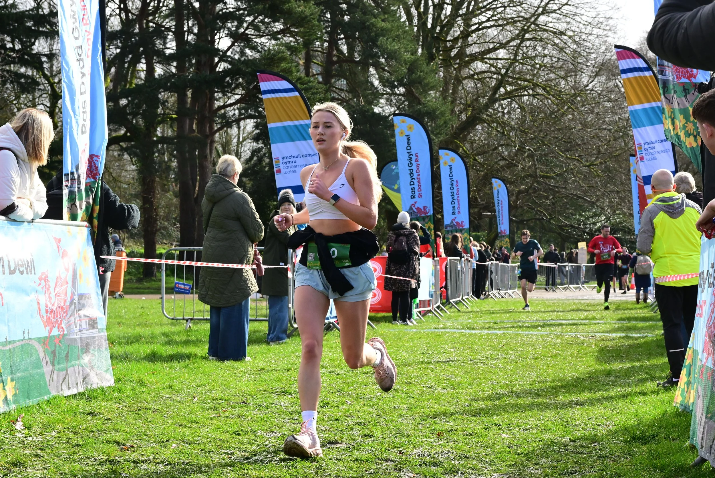 Run St Davids Day Run in Wales Bute Park Cardiff
