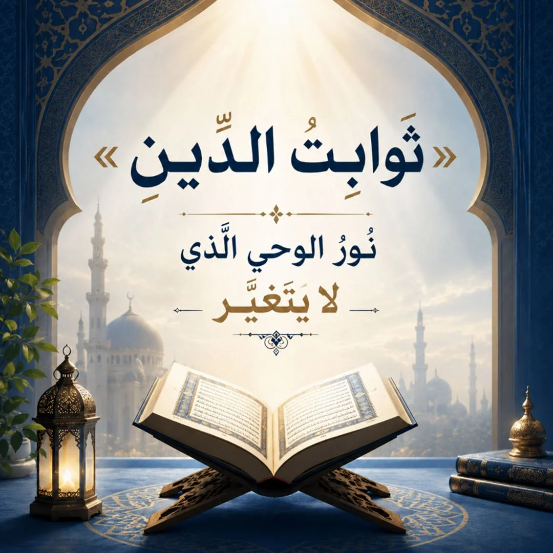 »ثَوابِتُ الدِّينِ« نُورُ الوحي الَّذي لا يتغَيَّر: