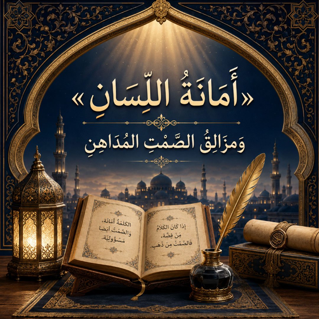 أَمانَةُ اللِّسانِ ومزالِقُ الصَّمْتِ المداهِنِ: